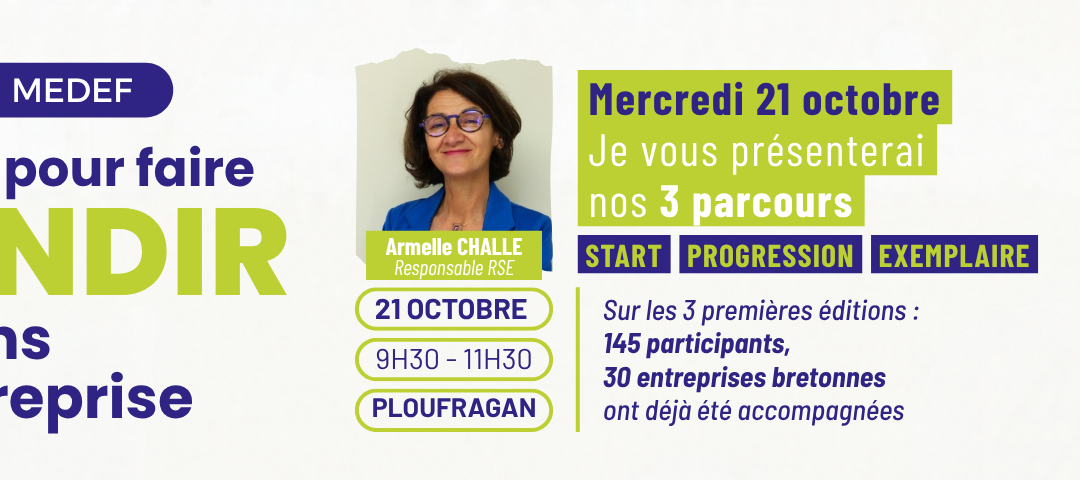 Présentation des parcours RSE du MEDEF